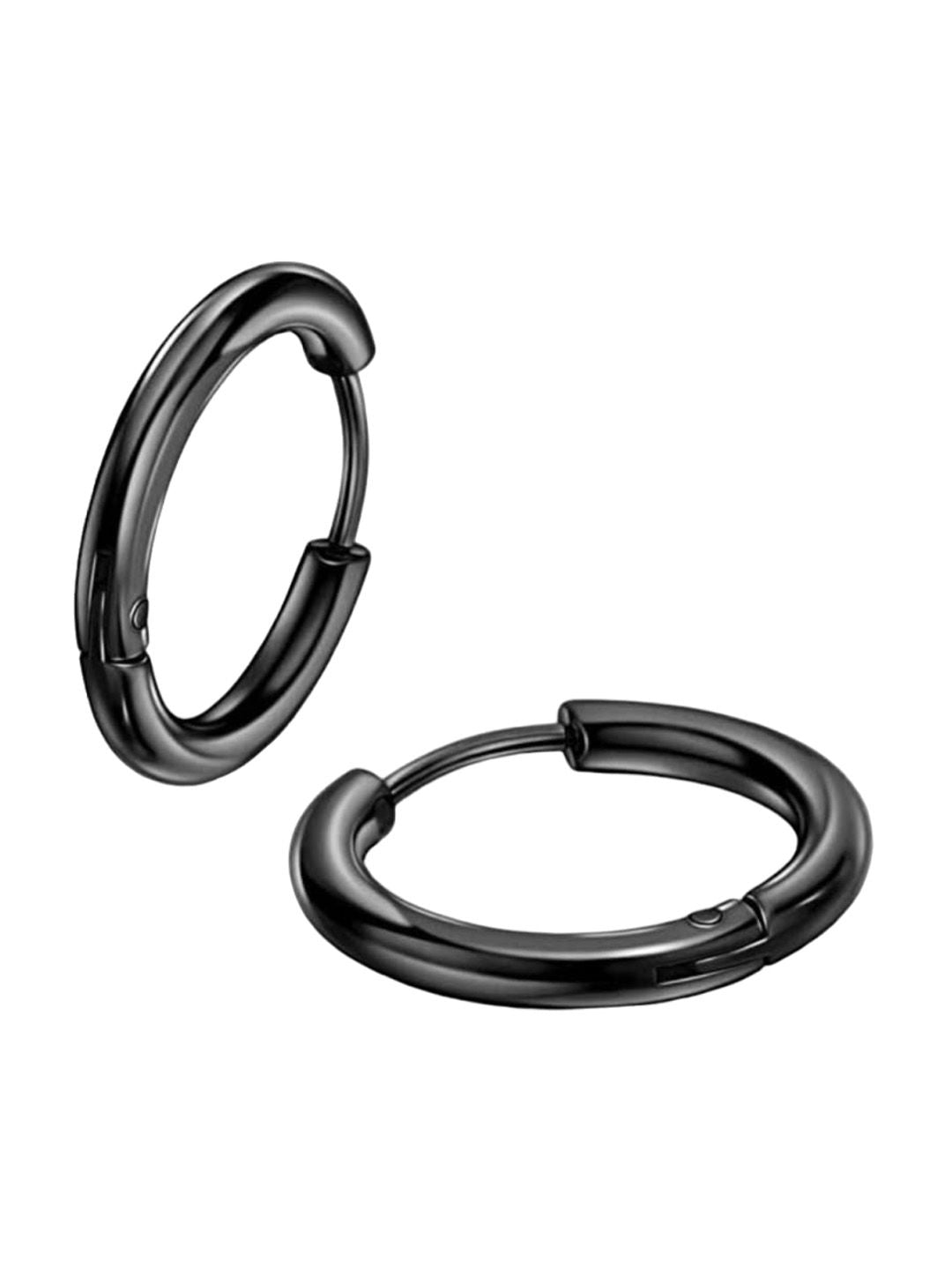 SALTY Contemporary Alloy Hoop Earrings