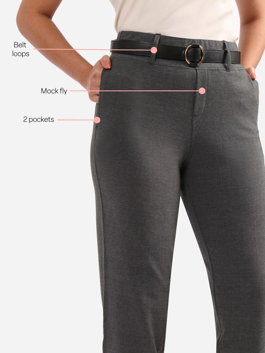 Women Straight Fit High-Rise Trousers