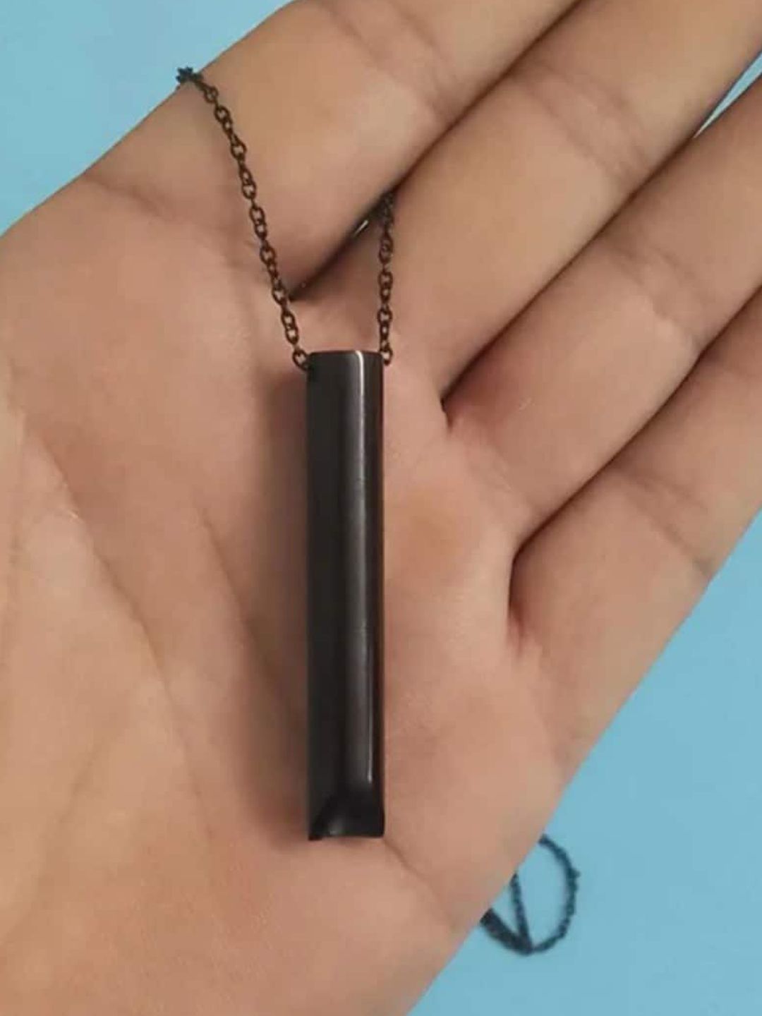 SALTY Stainless Steel Contemporary Pendant With Chain