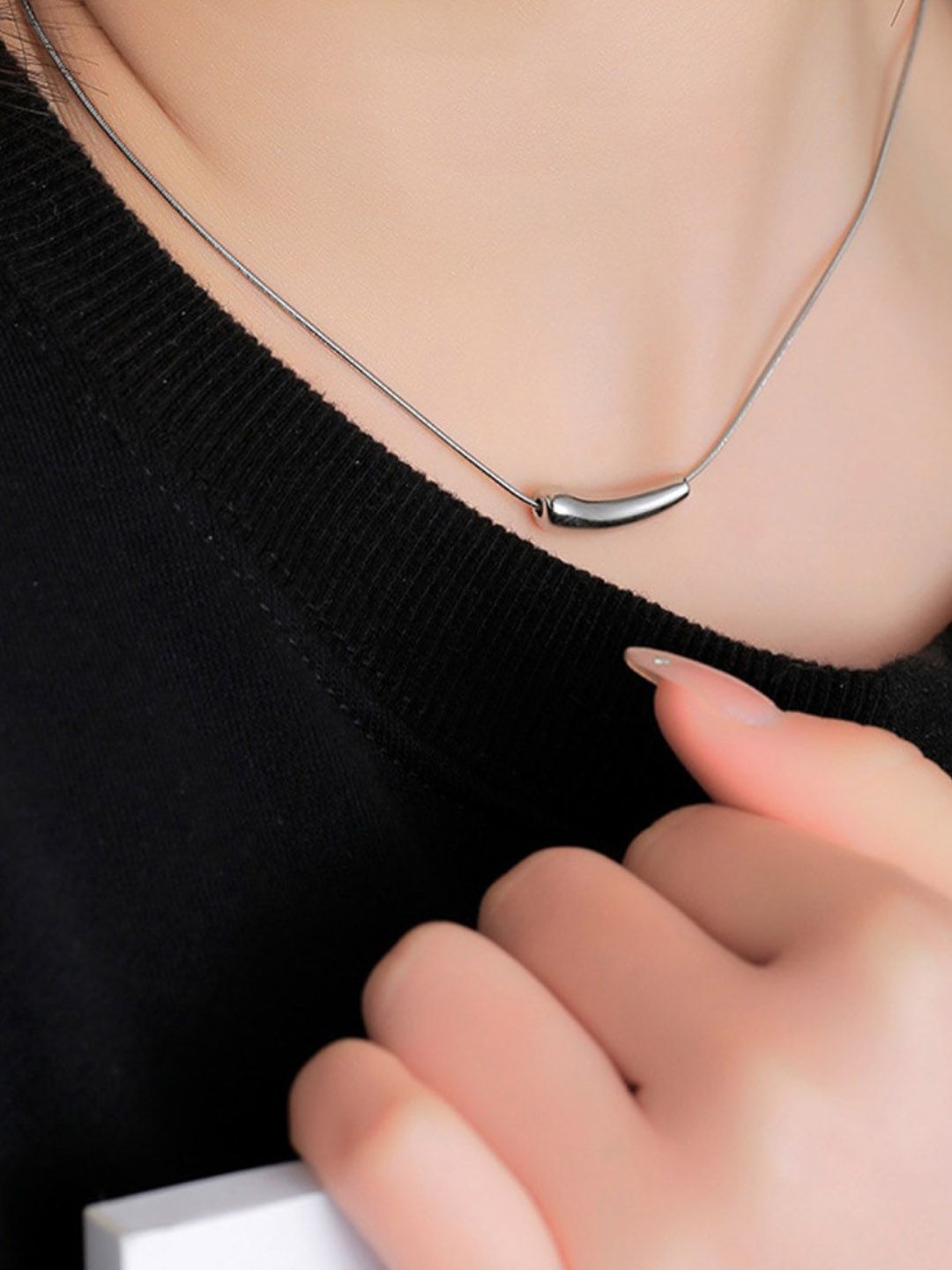 SALTY Men Stainless Steel Pendant with Chains