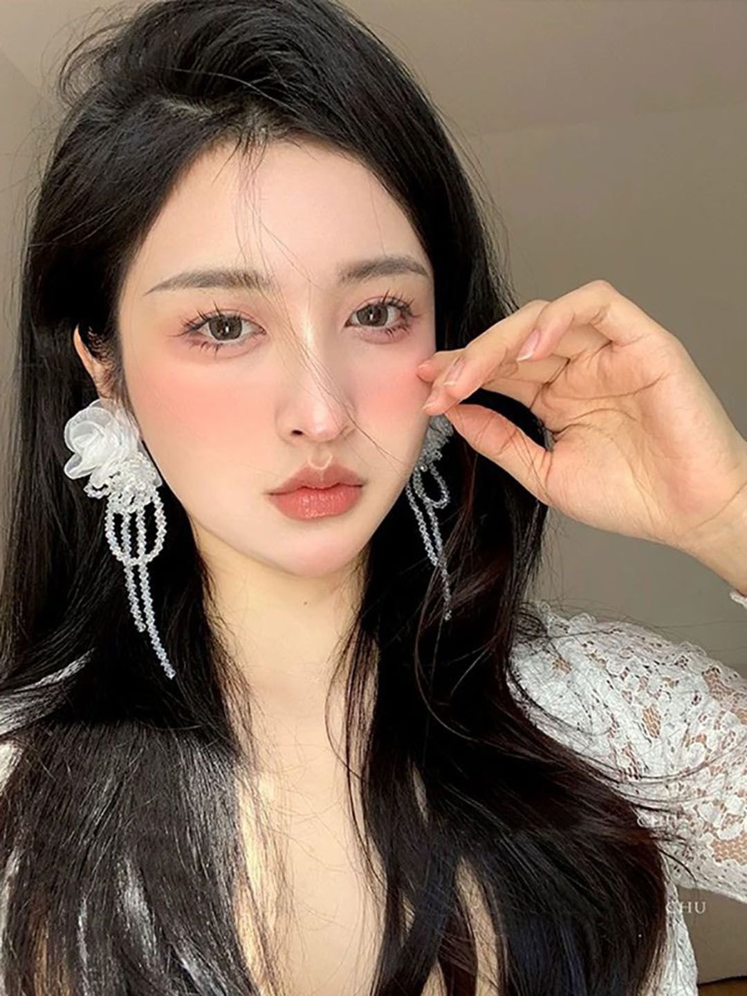 Floral Drop Earrings