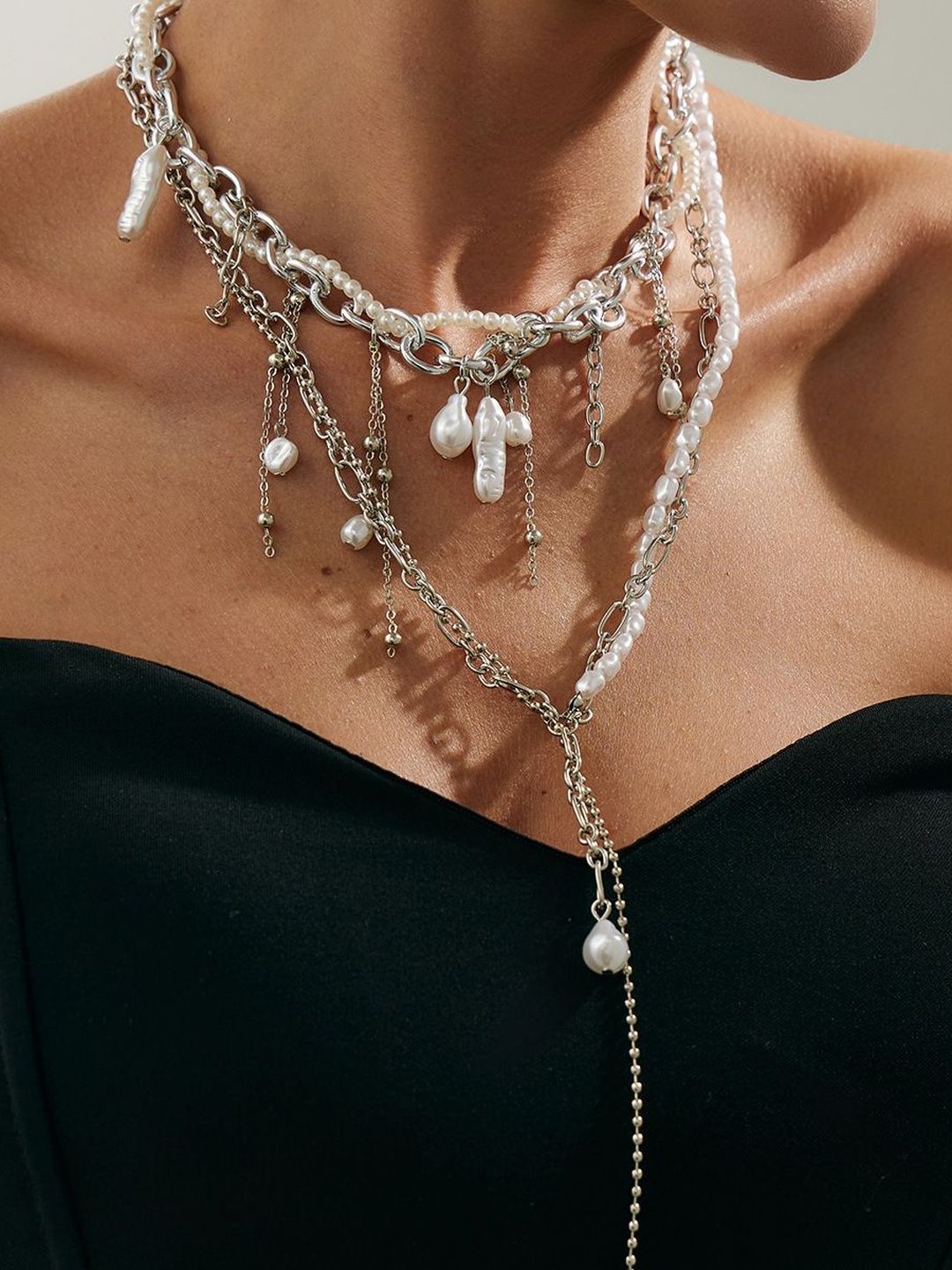 Silver-Plated Handcrafted Necklace