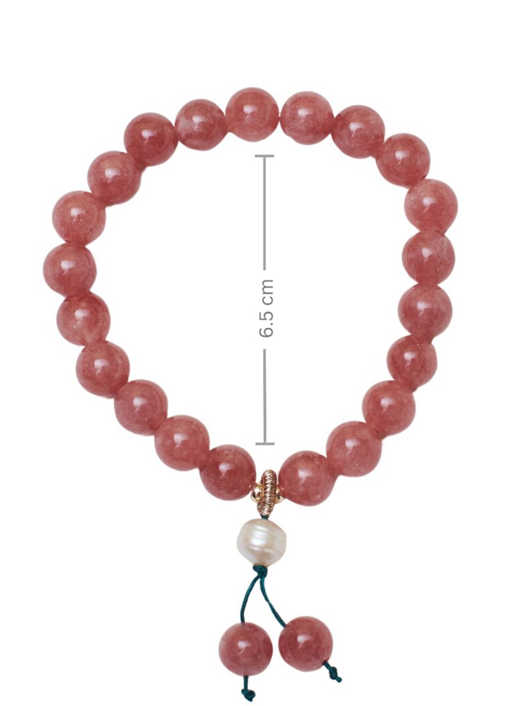 SALTY Crystals Beaded Elasticated Bracelet