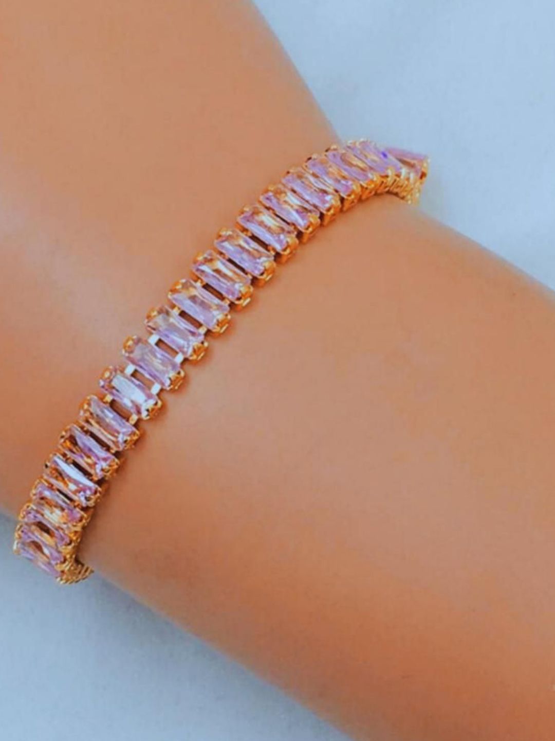 SALTY Set Of 2 Butterfly Necklace & Glimmer Tennis Bracelet