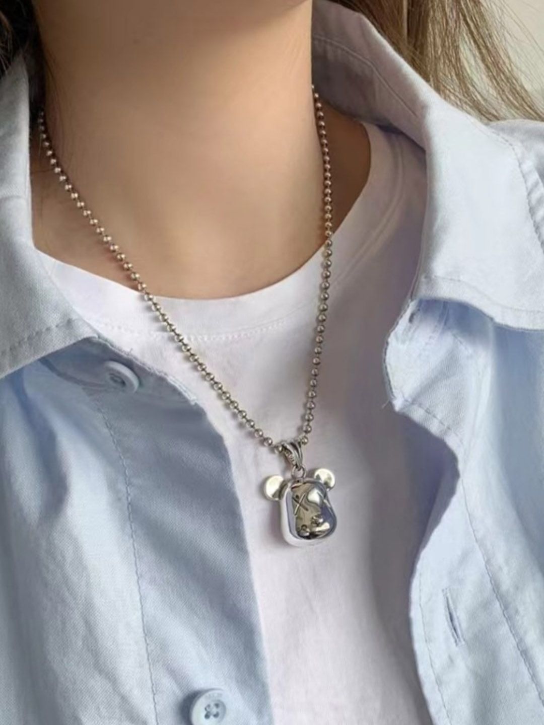 SALTY Men Stainless Steel Contemporary Pendants with Chains