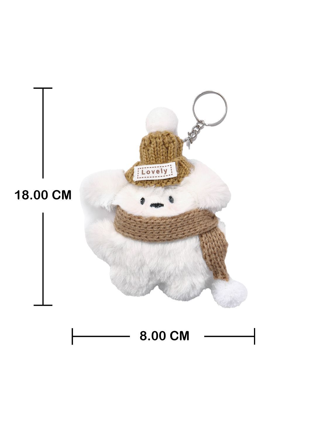 SALTY Plush Snowbark Dog Bag Charm