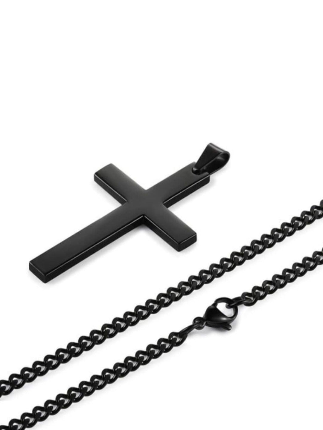 SALTY Men Christ'S Crucifix Chain with Pendant