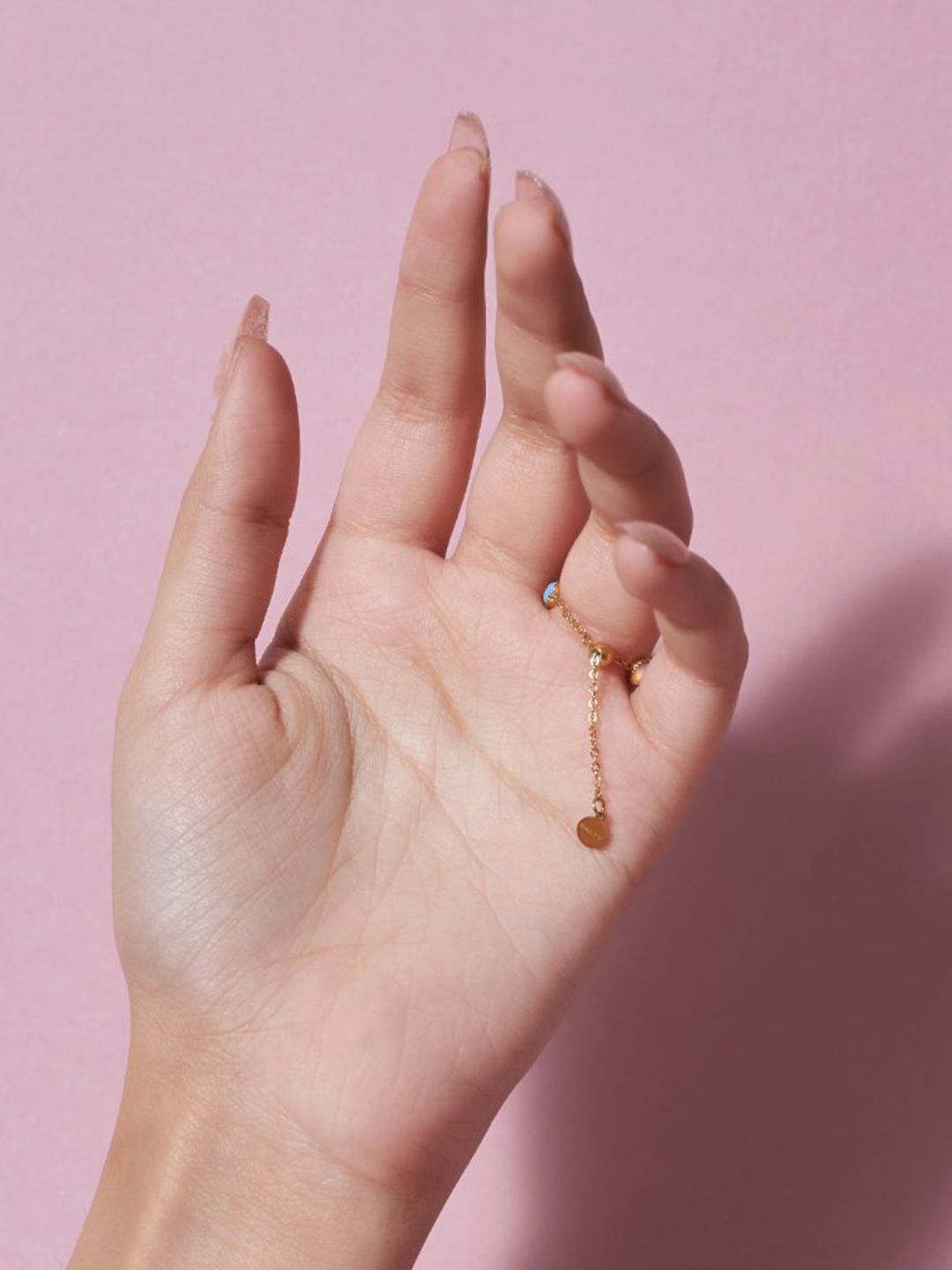 SALTY Clover & Self Love - Pendant Chain & Chain Ring Jewellery Set