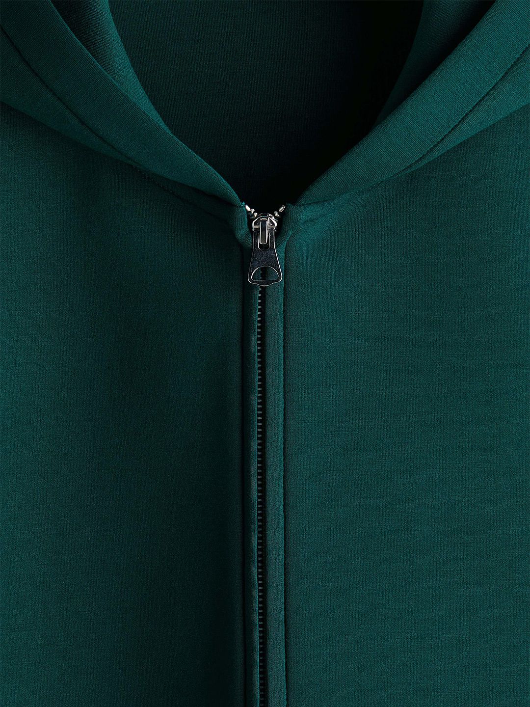 Loose Fit Zip-Through Hoodie