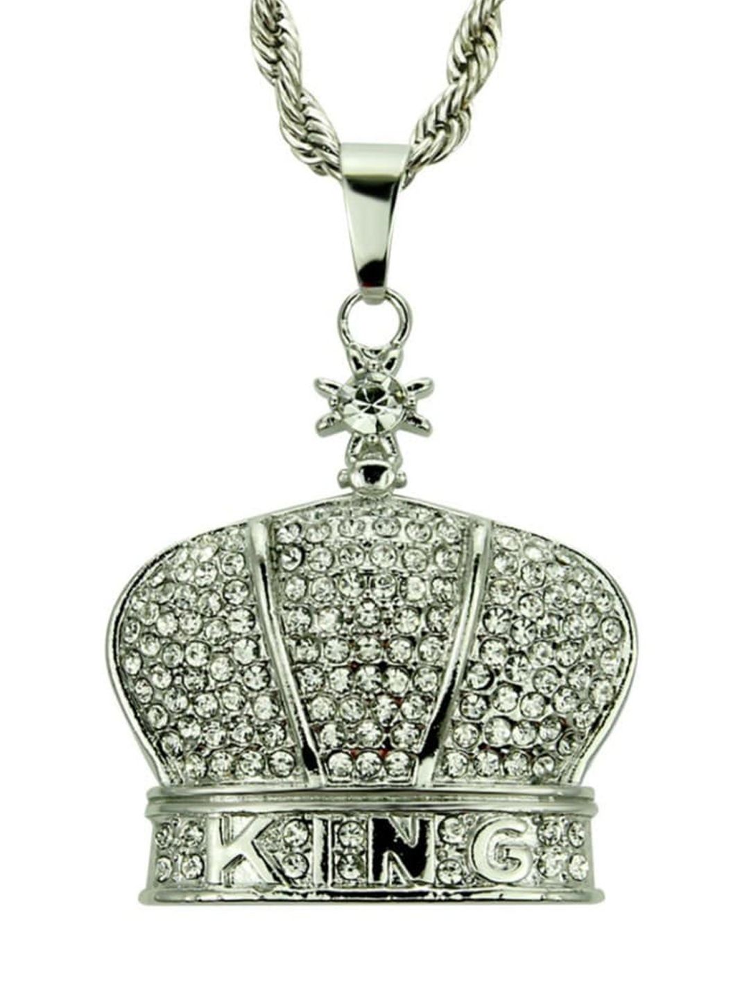 SALTY Stainless Steel Quirky Pendant With Chain
