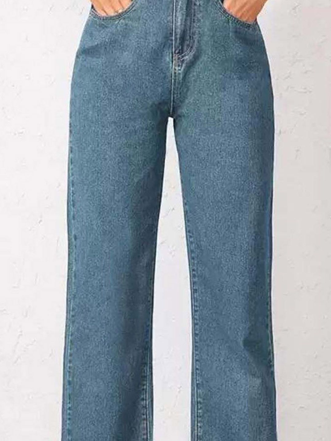 Women Straight Fit High-Rise Jeans