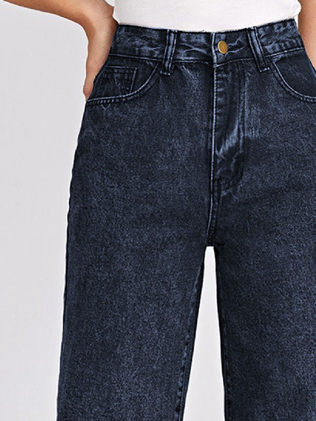 Women Straight Fit High-Rise Jeans