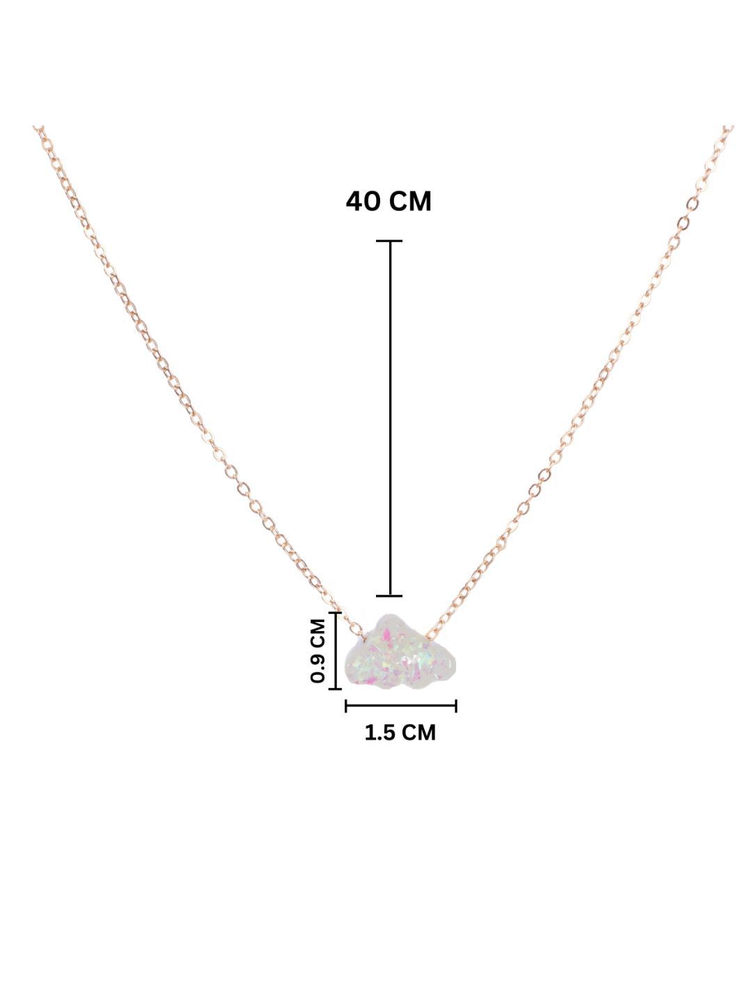 SALTY Dreamy Cloud Pendant Minimal Necklace