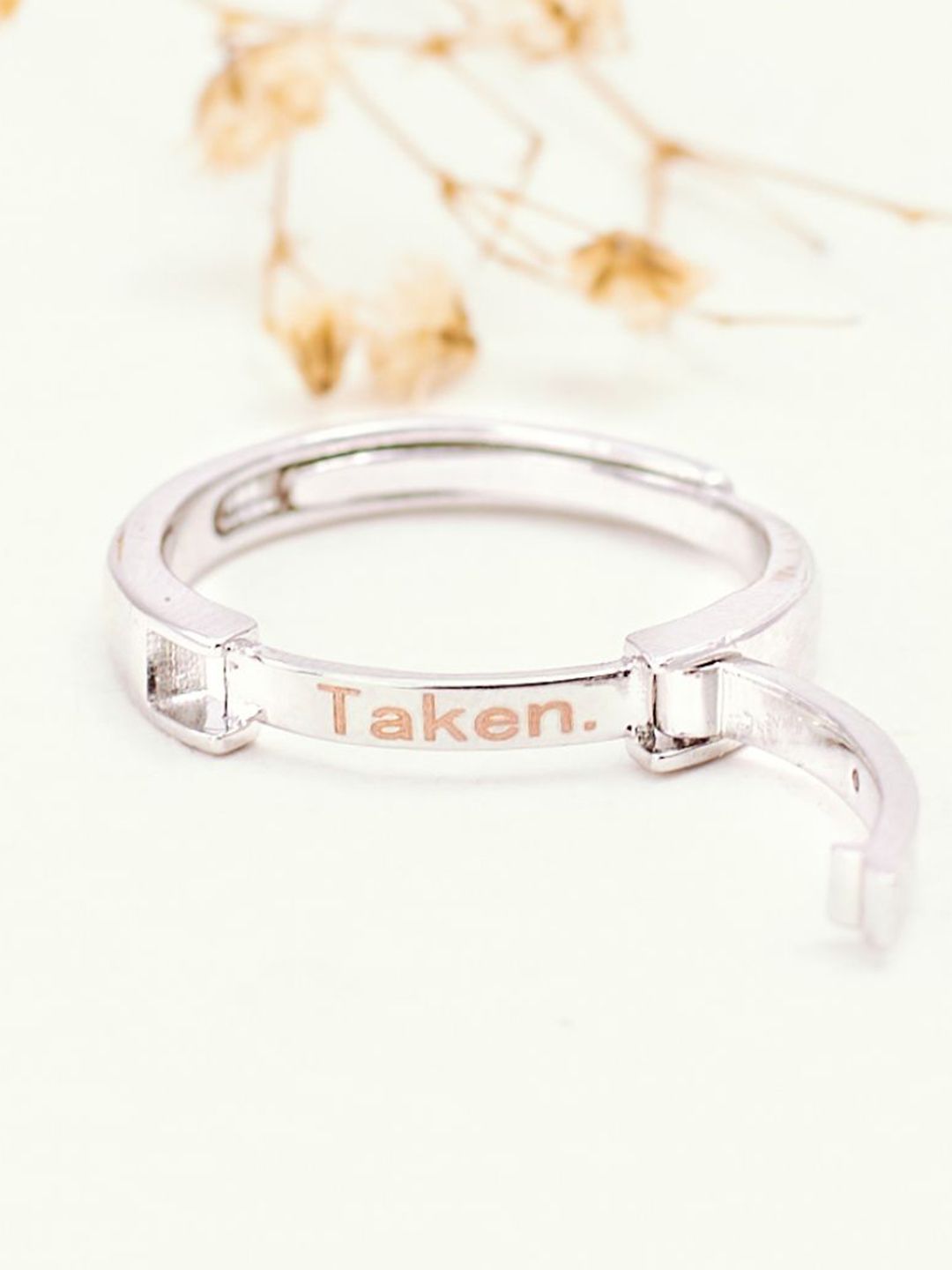 SALTY Pack of 2 Women Taken Coded Couple Rings