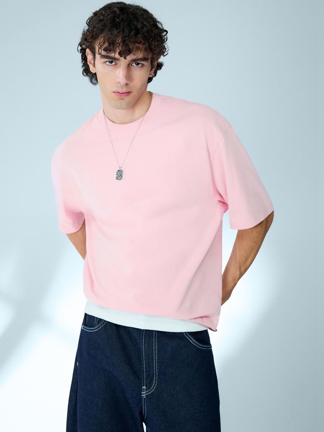 Boxy short sleeve T-shirt