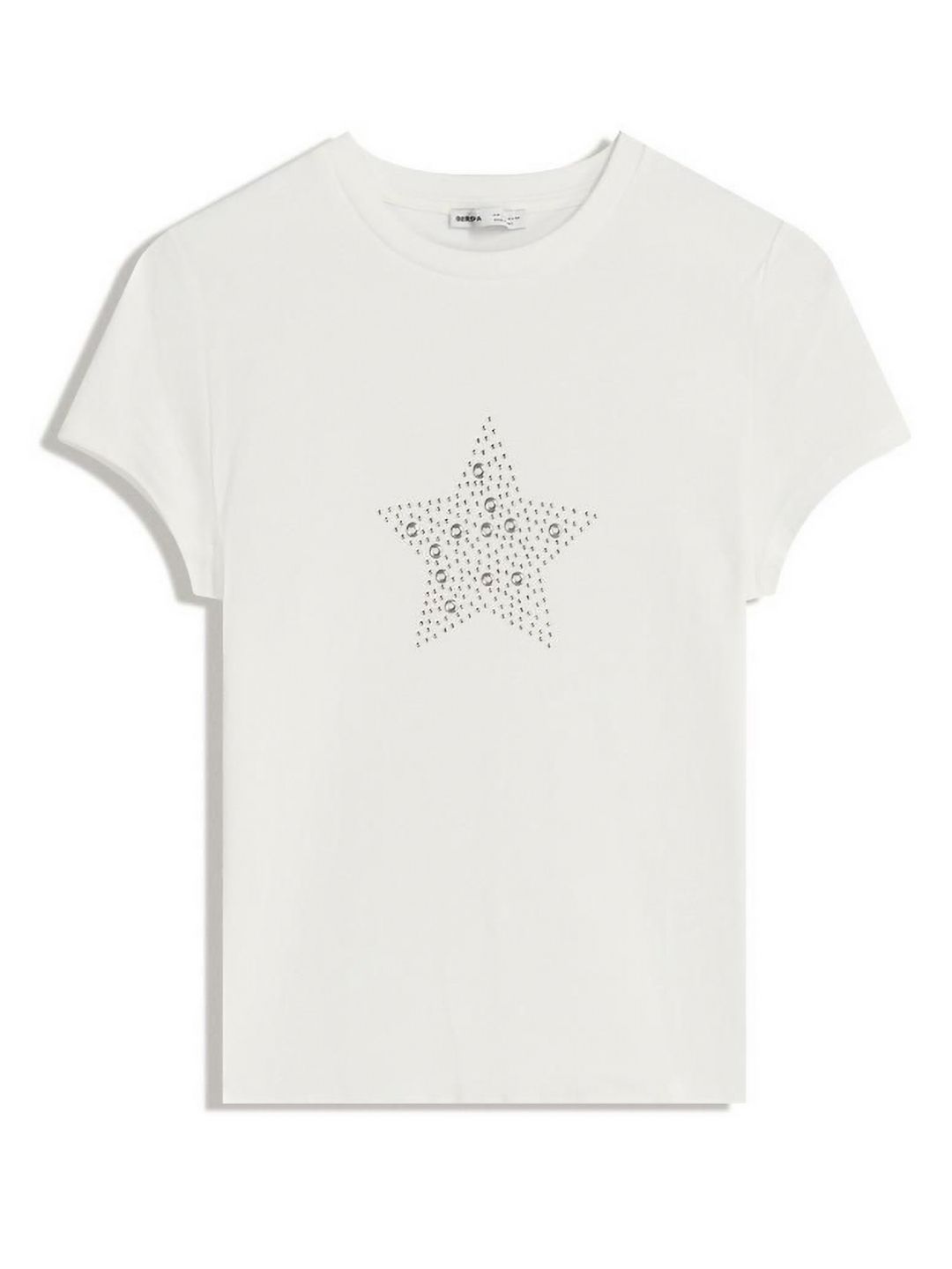 Short sleeve T-shirt with studs