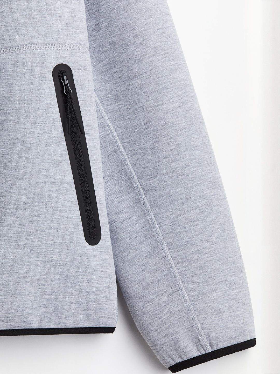 Regular Fit Sports Zip-Through Hoodie In Drymove