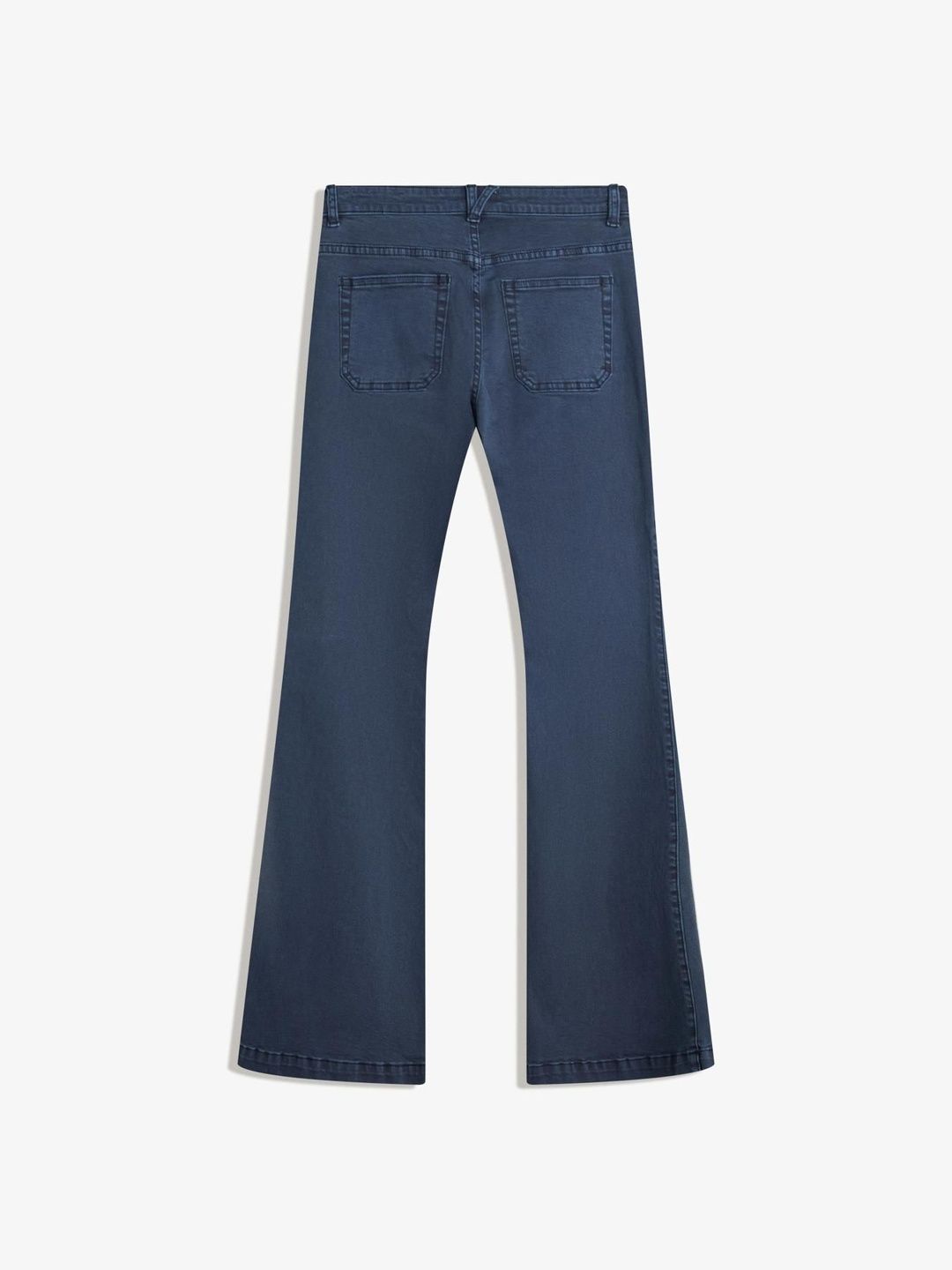 Women Cotton Low-Rise Stretchable Bootcut Jeans