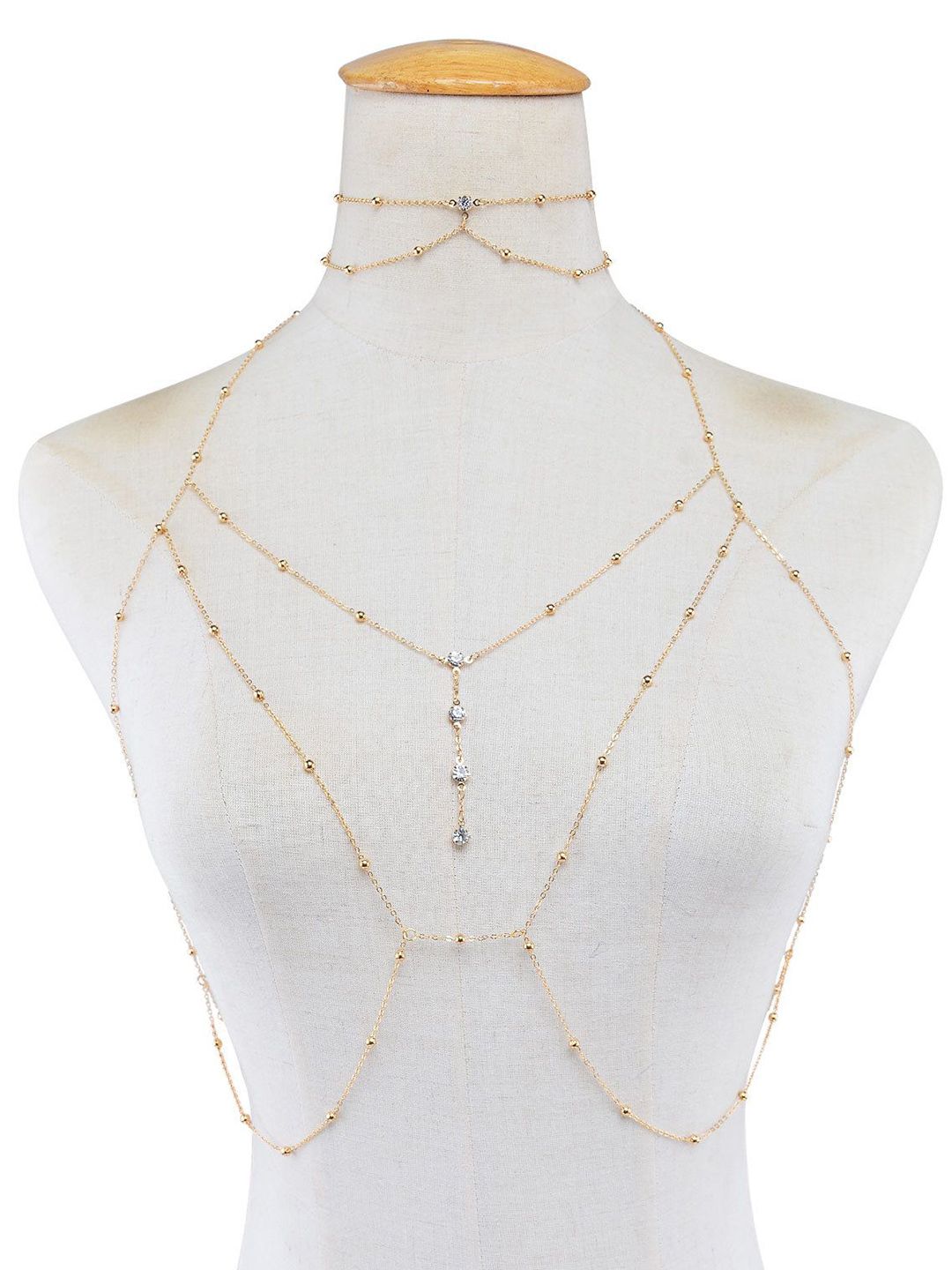 Gold-Plated Body Chain