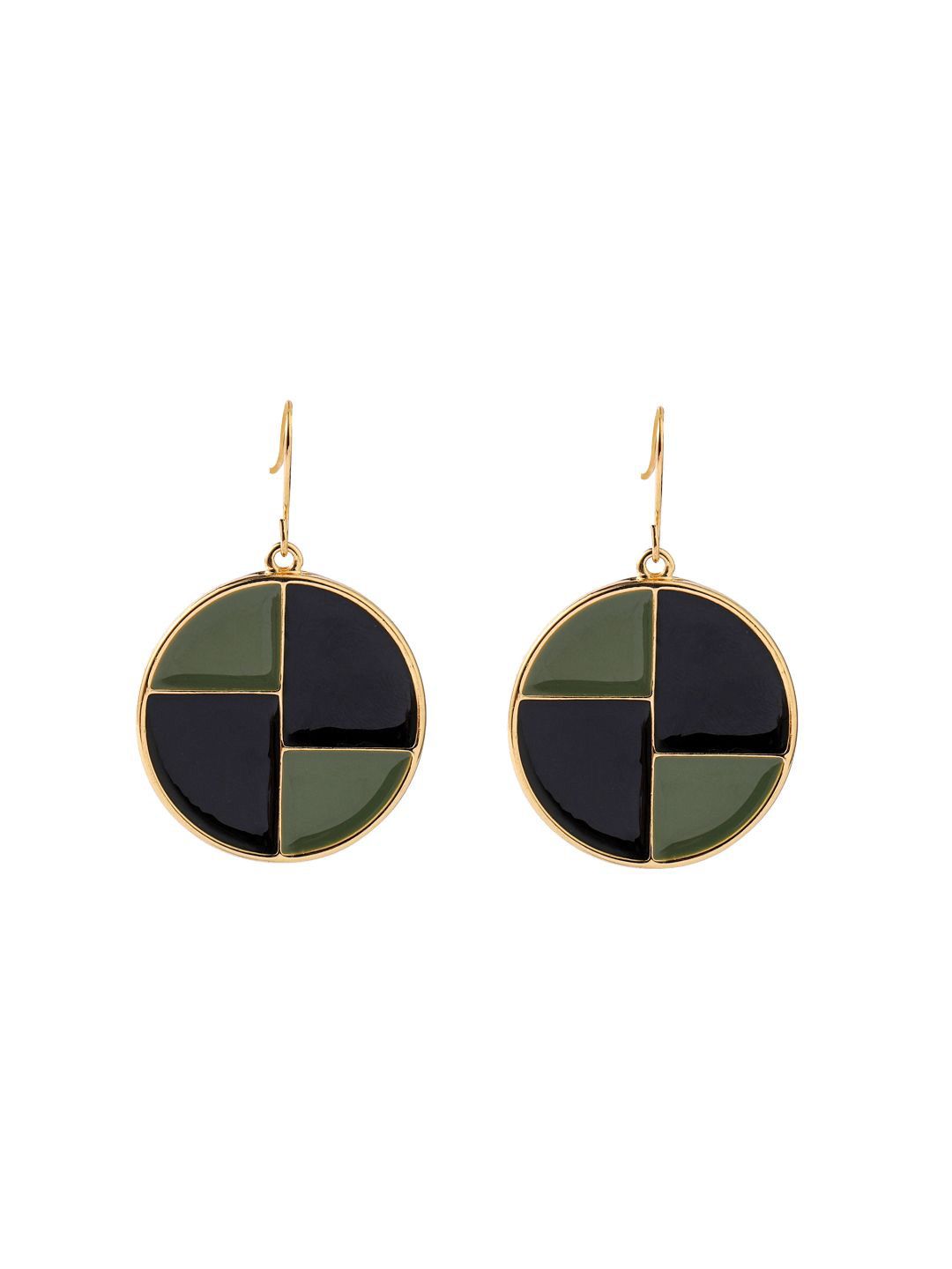 SALTY Affluent Luxury Circular Drop Earrings