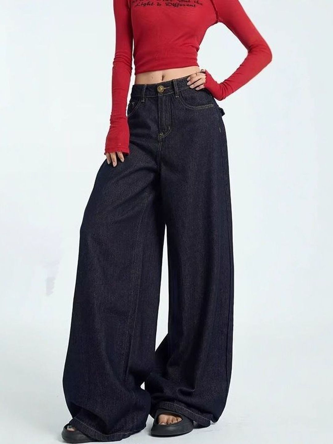 Women Flared Mid-Rise Light Fade Jeans