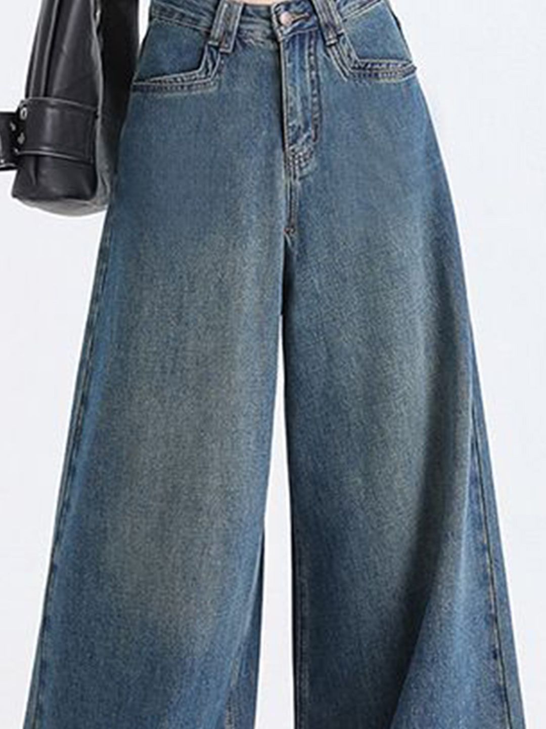 Women Flared Light Fade Jeans