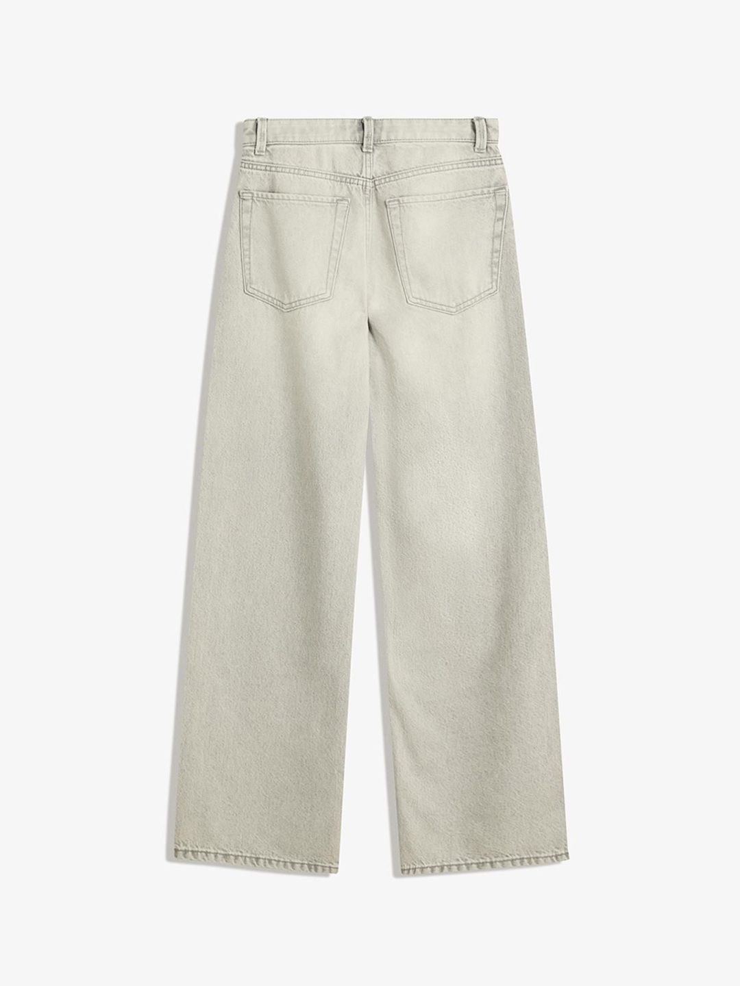 Women Straight Wide-leg Jeans
