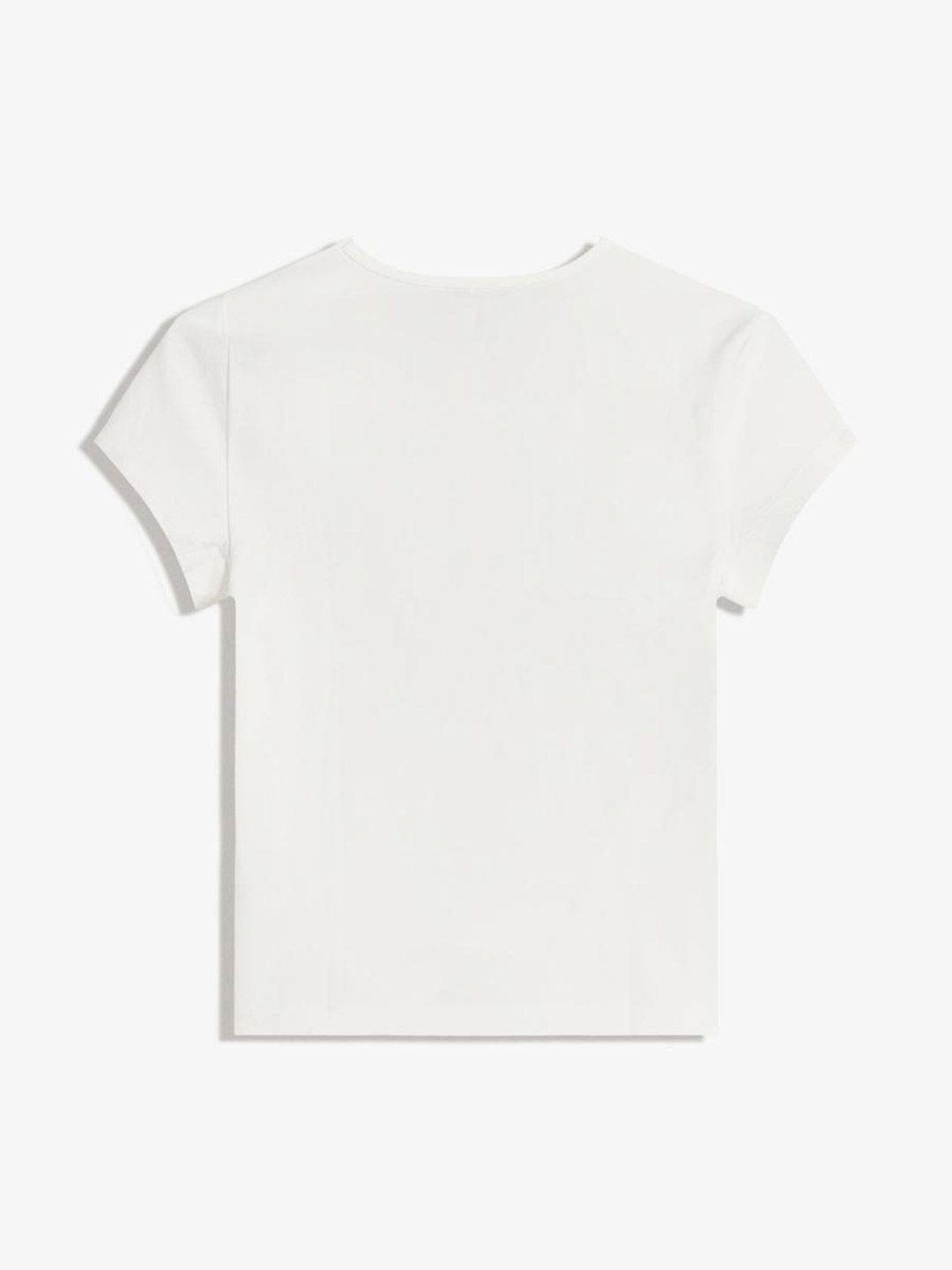 Short sleeve rhinestone T-shirt