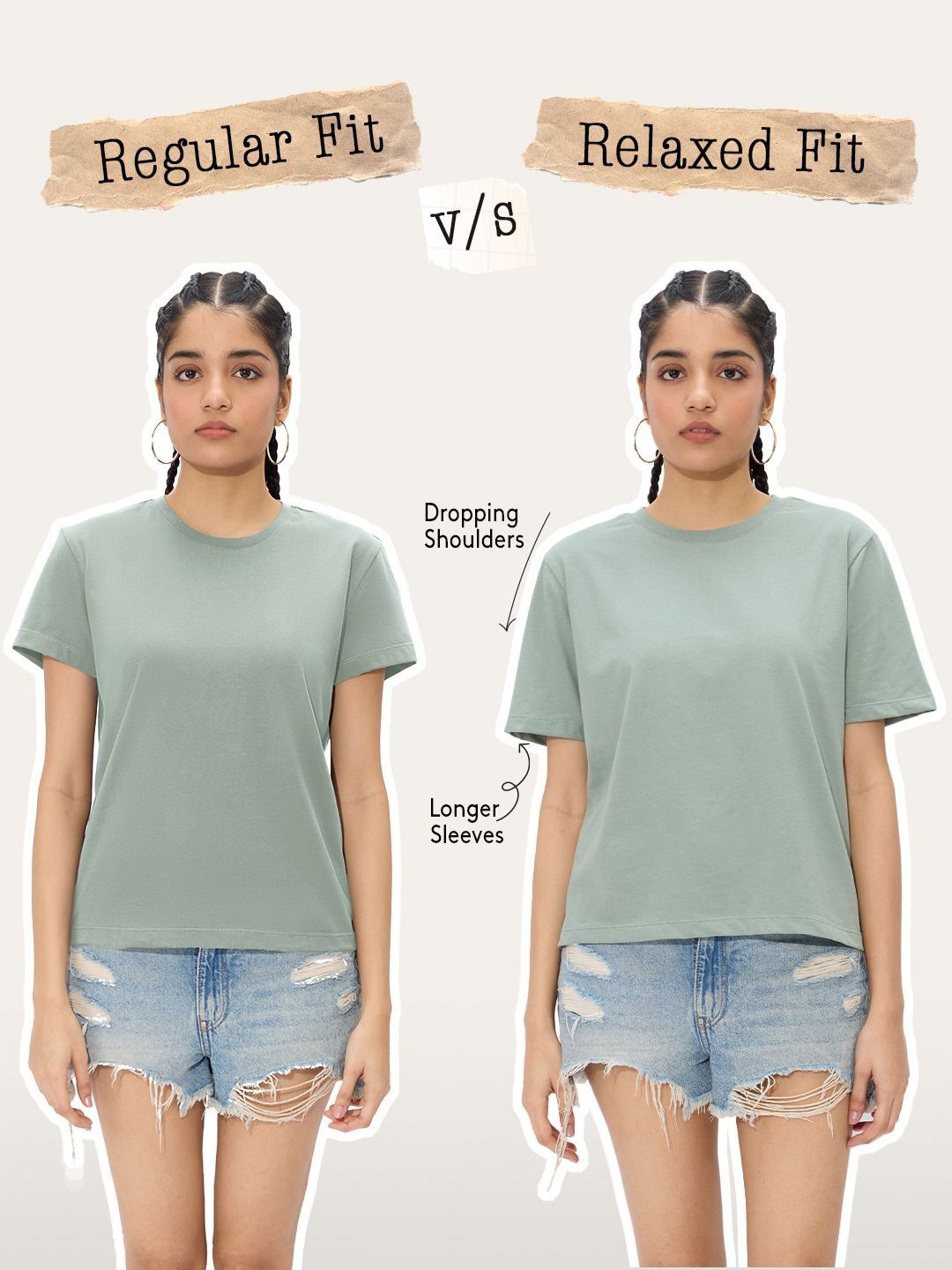 Women Printed Drop-Shoulder Sleeves T-shirt