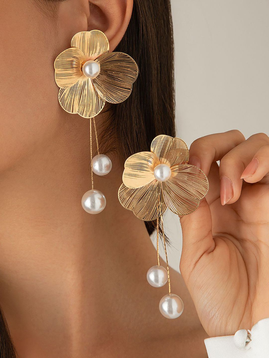 Floral Drop Earrings