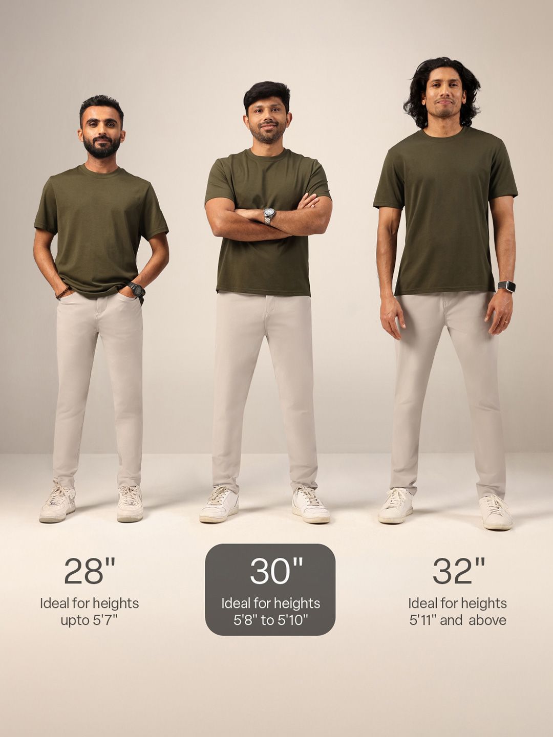 Men's Grey Solid Regular Fit The Legendary Pants