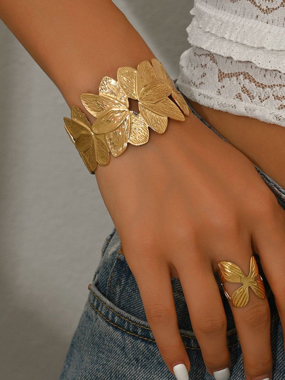 Gold-Plated Jewellery Set