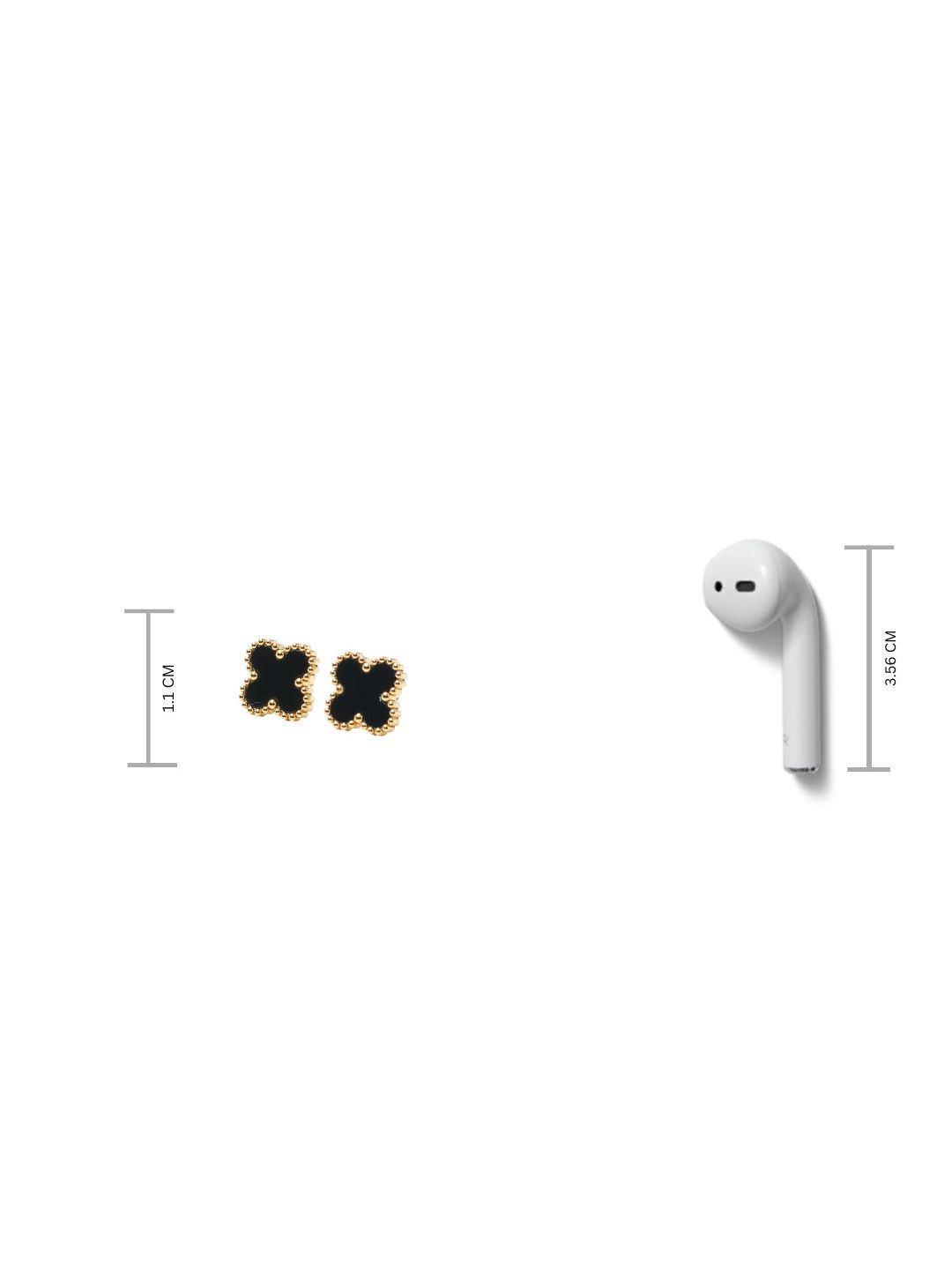 SALTY Pack of 2 Women Posh Night Clover Studs