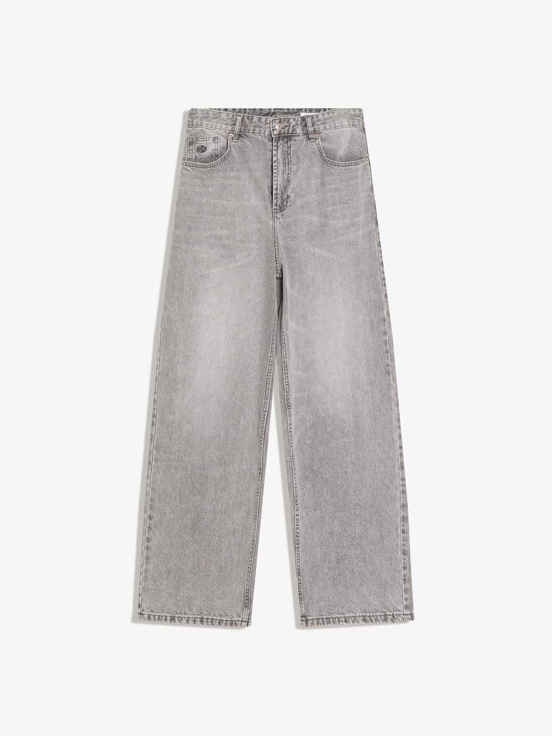 Men Embroidered super baggy jeans