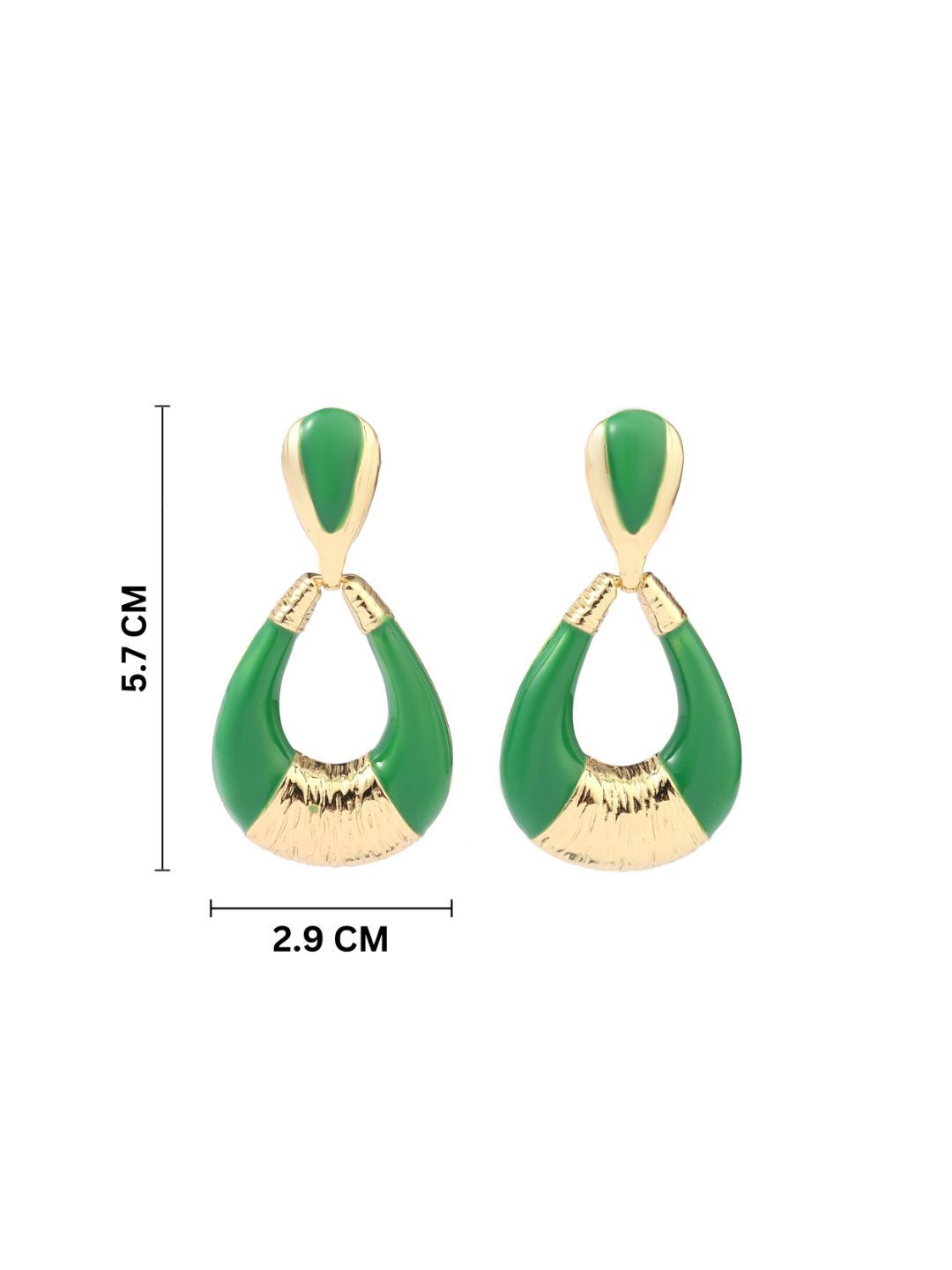 SALTY Pack of 2 Women Gilded Luxury Gold Earring