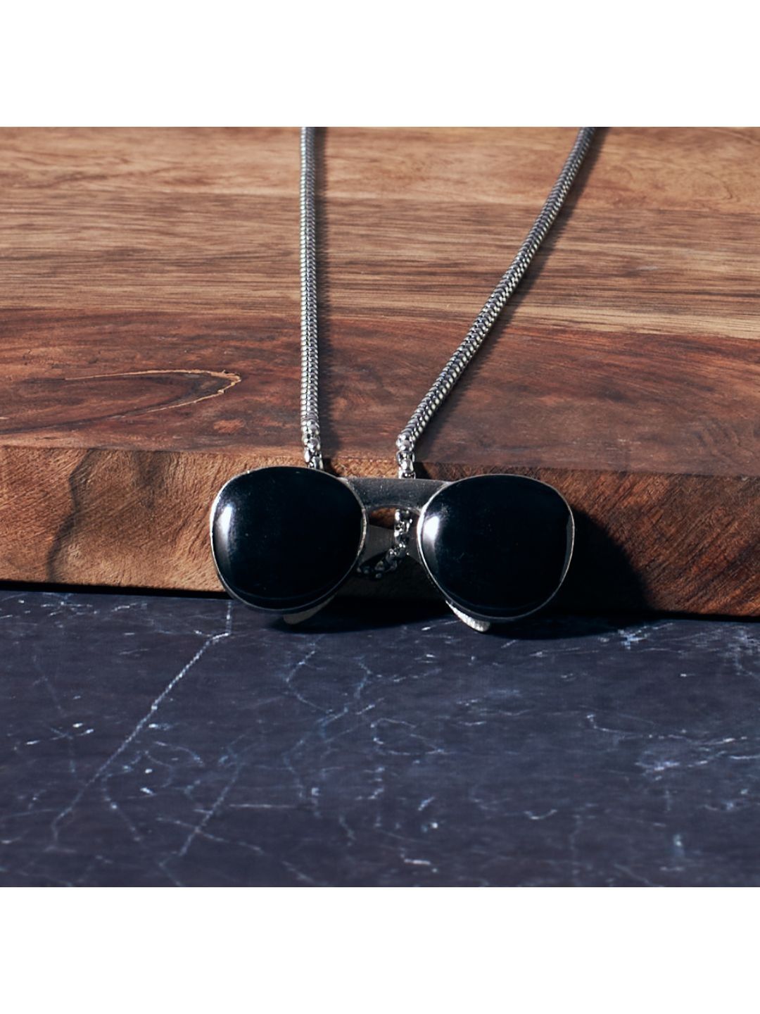 SALTY Sunglasses Cool Pendant & Crown Line Clawed Bracelet Jewellery Set