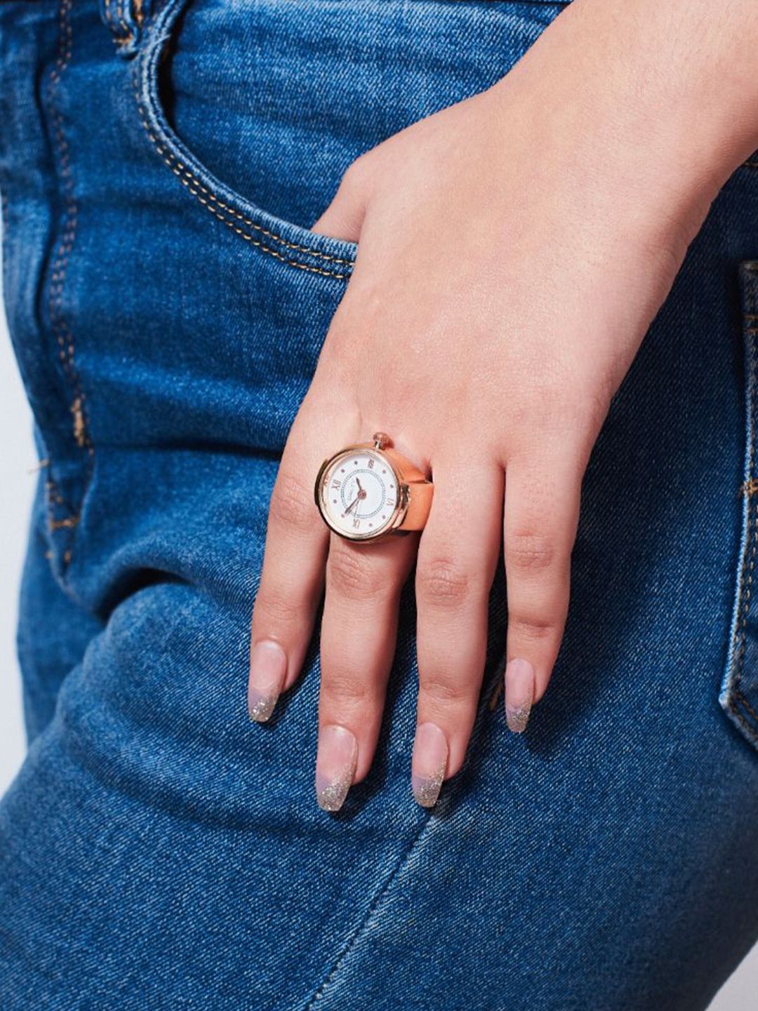 SALTY Collier & Girl Boss Pendant Chain & Watch Ring Jewellery Set
