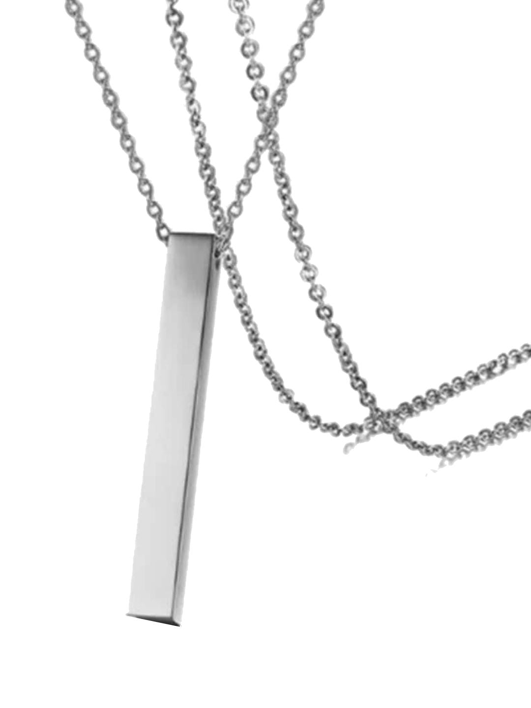 SALTY Street Chic Men Stainless Steel Contemporary Pendant with Chain