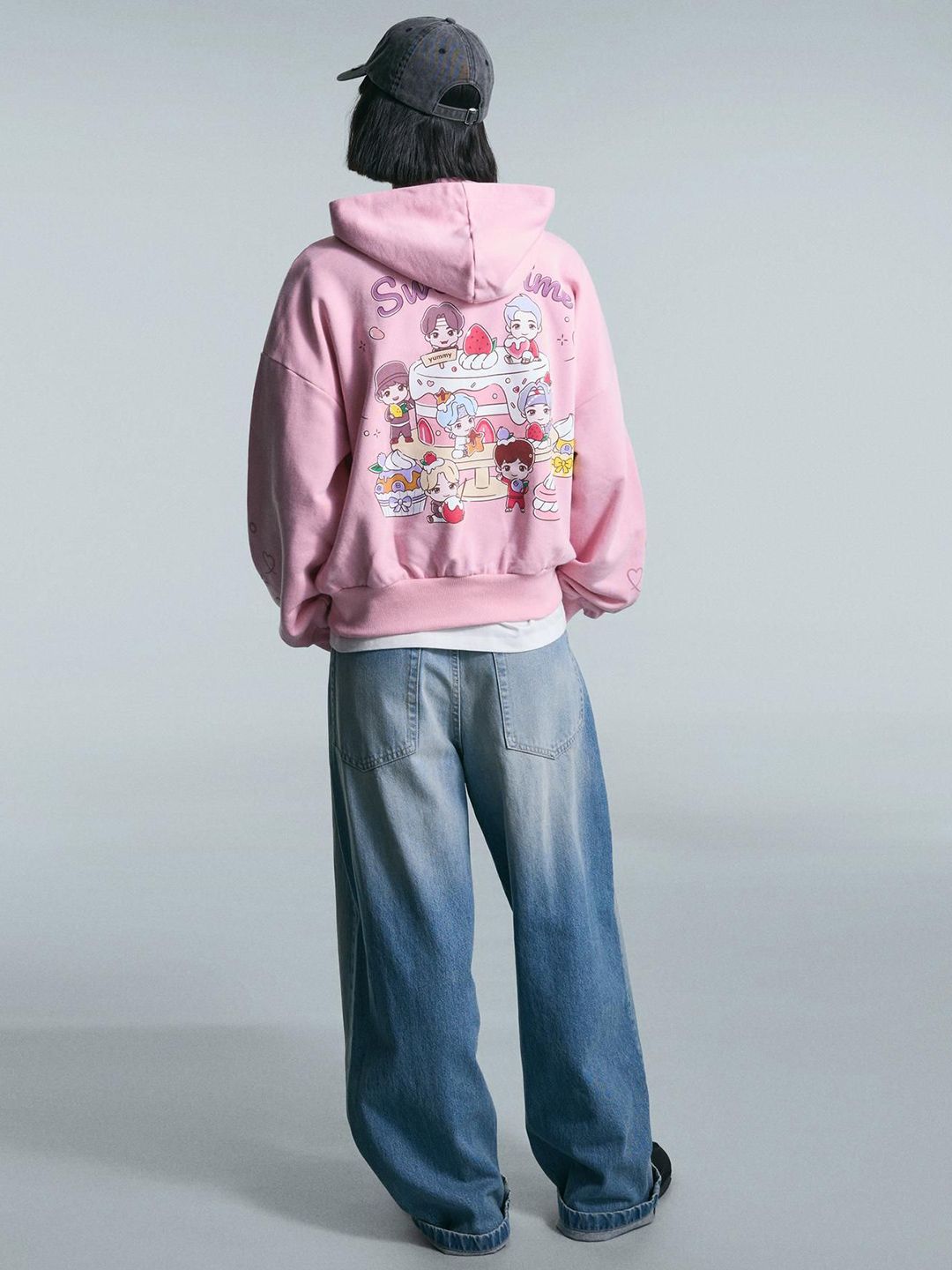 TinyTAN print hoodie