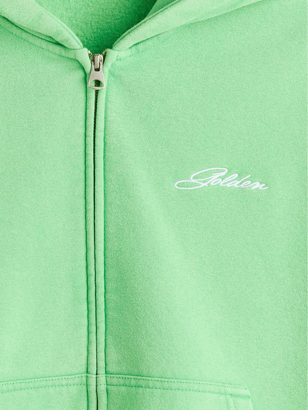 Loose Fit Boxy Zip-Through Hoodie