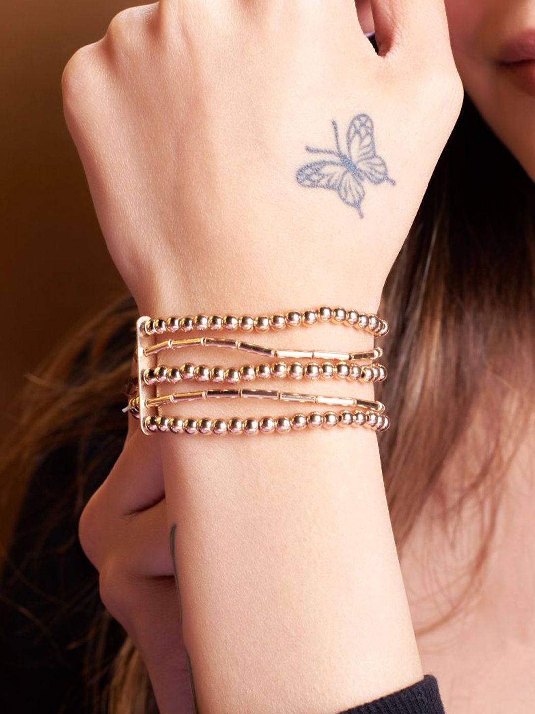 SALTY Pack of 2 Women Golden Empress Bracelet
