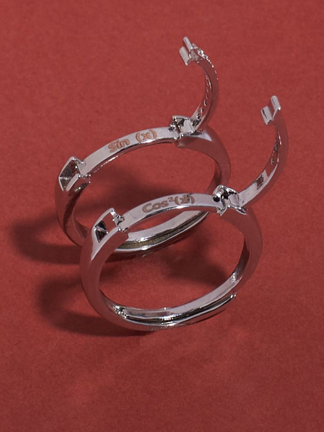 SALTY Cos-Sin Coded Couple Stylish Adjustable Finger Ring