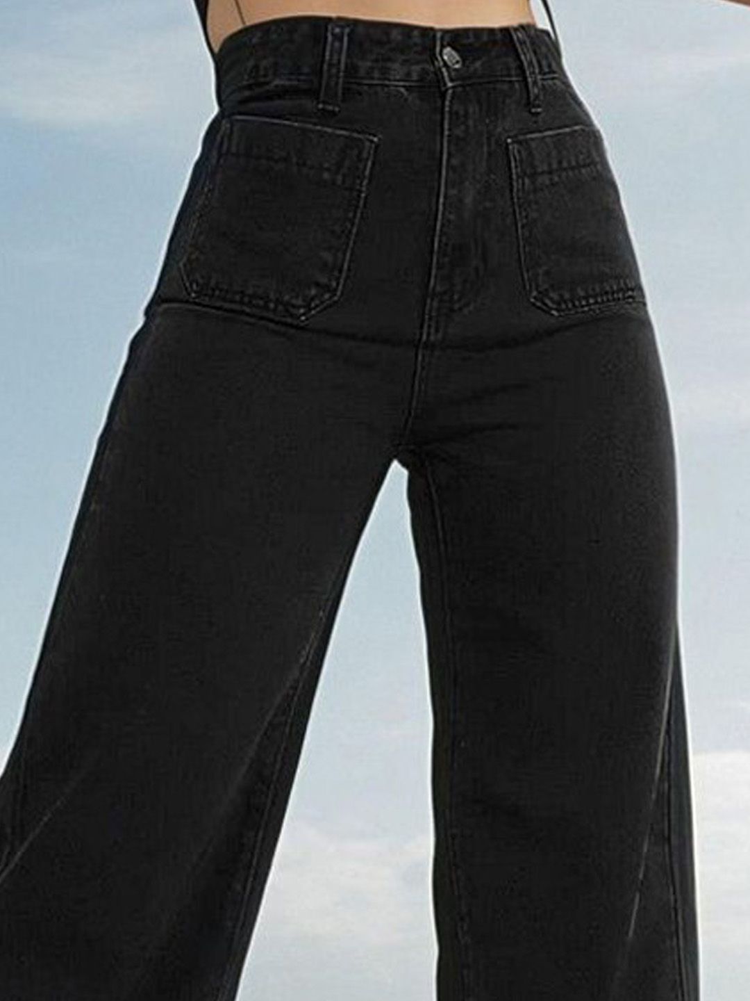 Women Straight Fit High-Rise Stretchable Jeans
