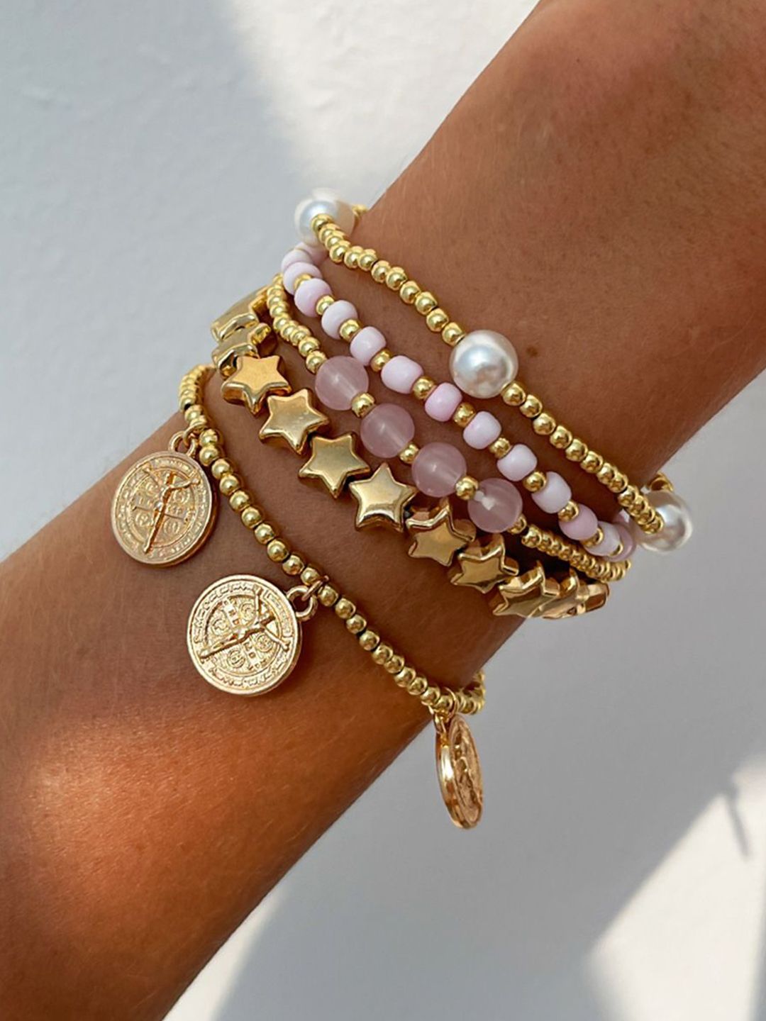 Women Gold-Plated Multistrand Bracelet