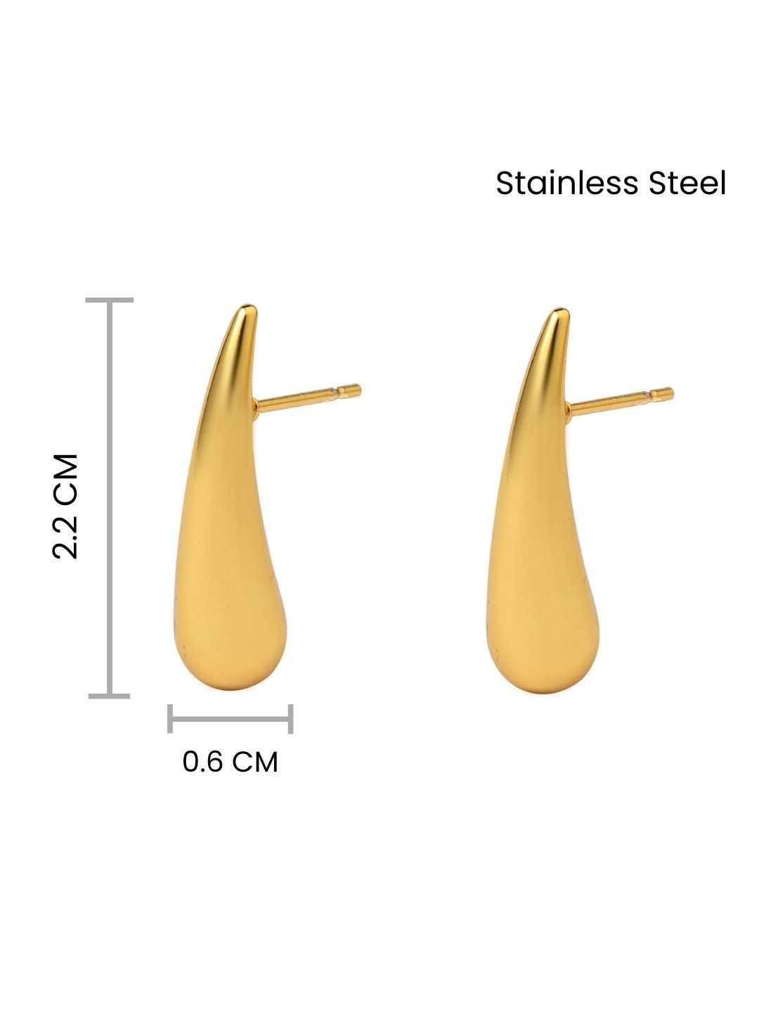 SALTY Munifi Stainless Steel Contemporary Studs