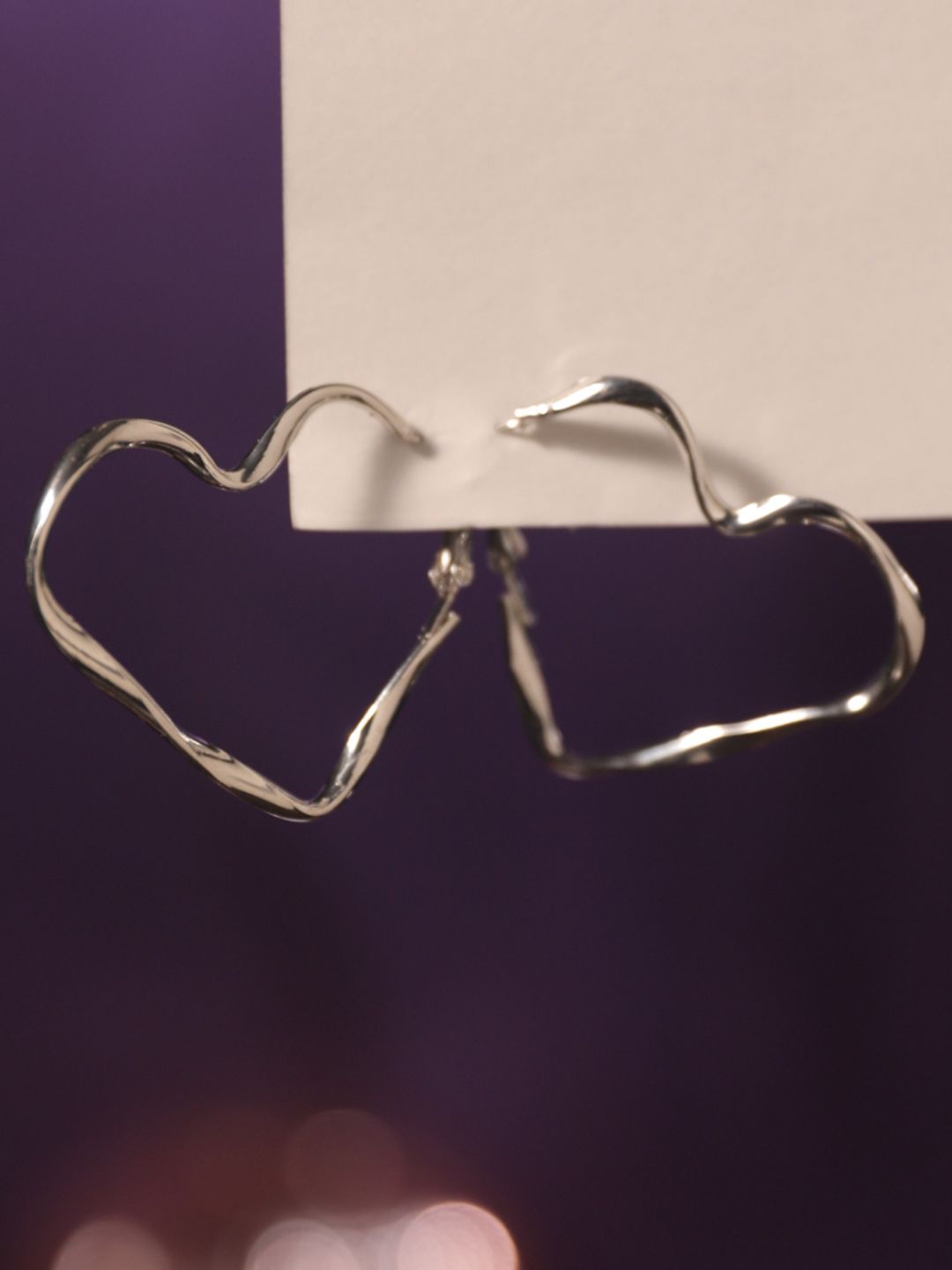 SALTY Heart Shaped Hoop Earrings