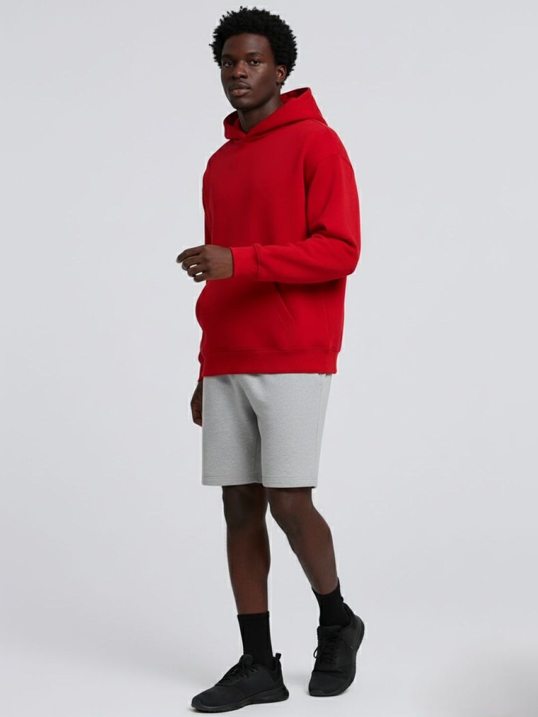 Men Hooded Pullover Sweatshirt
