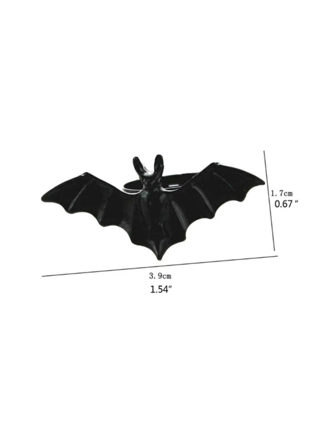 SALTY Gold-Plated Adjustable Vampire Flight Finger Ring