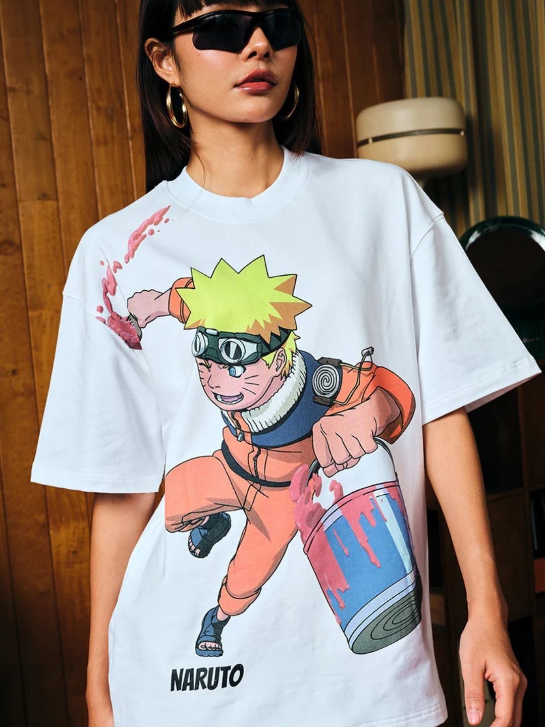 Women Printed Pockets T-shirt