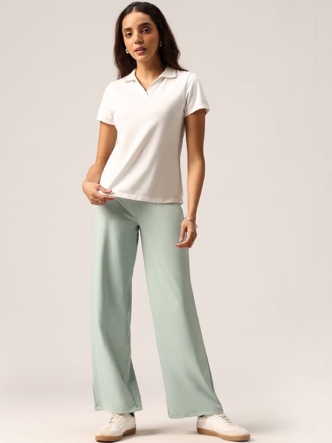 Women High-Rise Trousers
